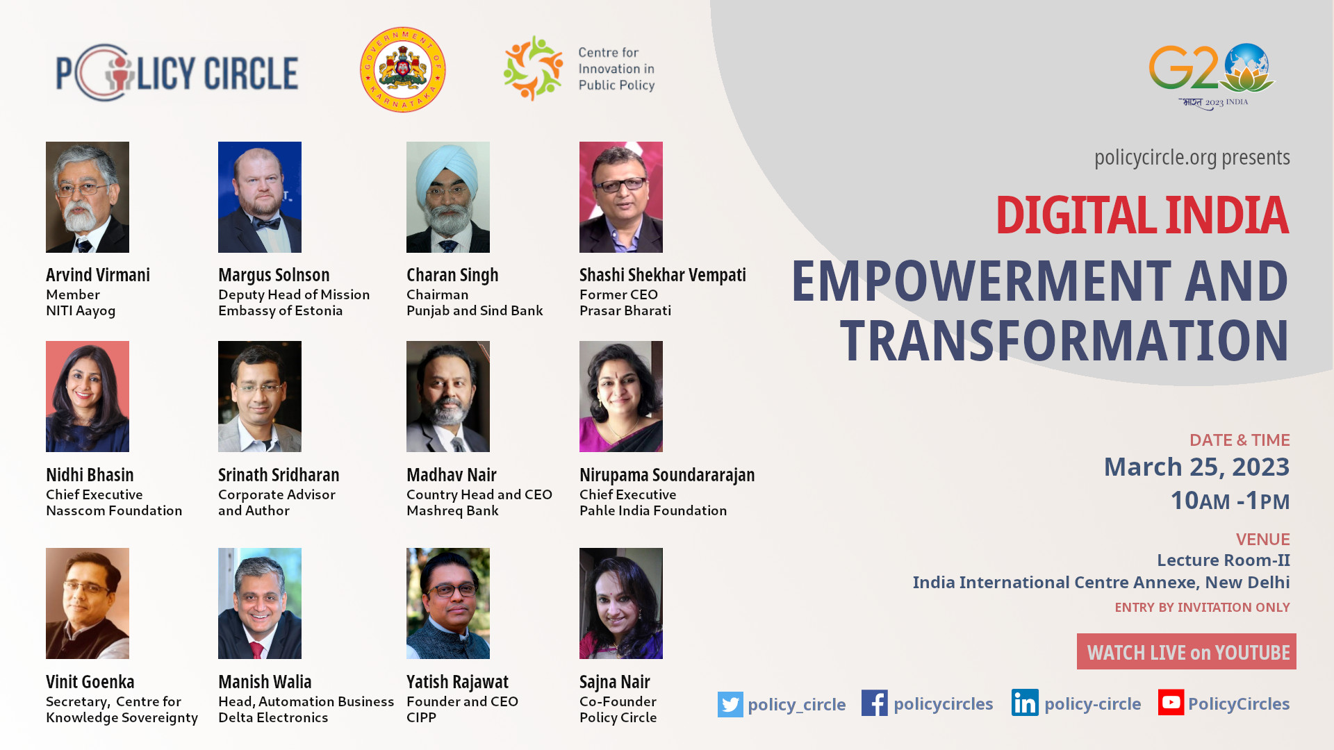 Events Policy Circle