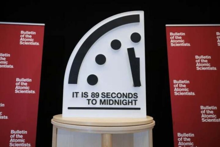 Doomsday Clock was set to 85 seconds to midnight