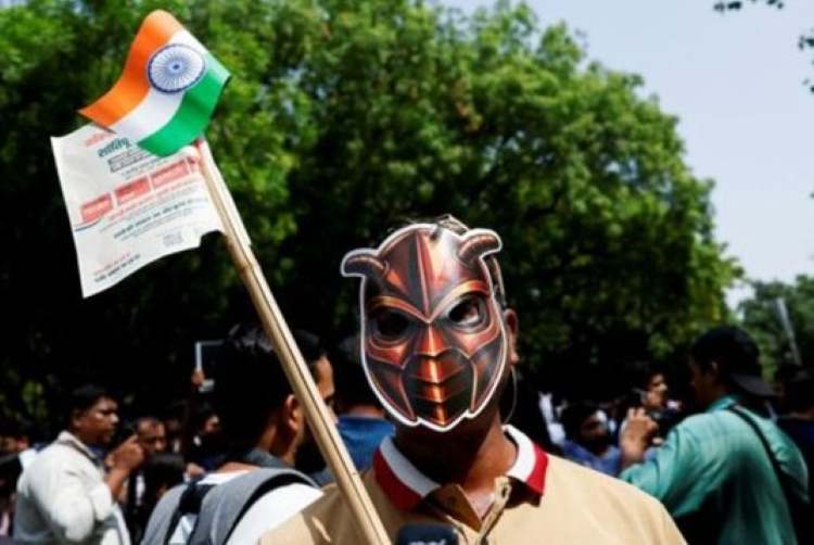 Cockroach Janata Party protest