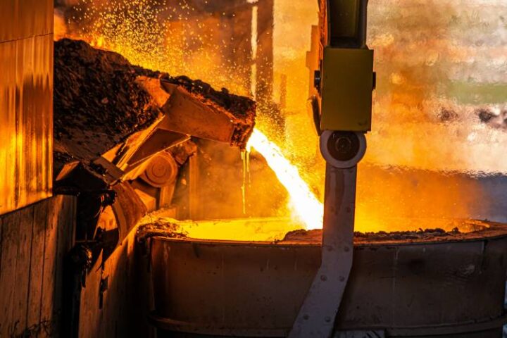 Iron ore production